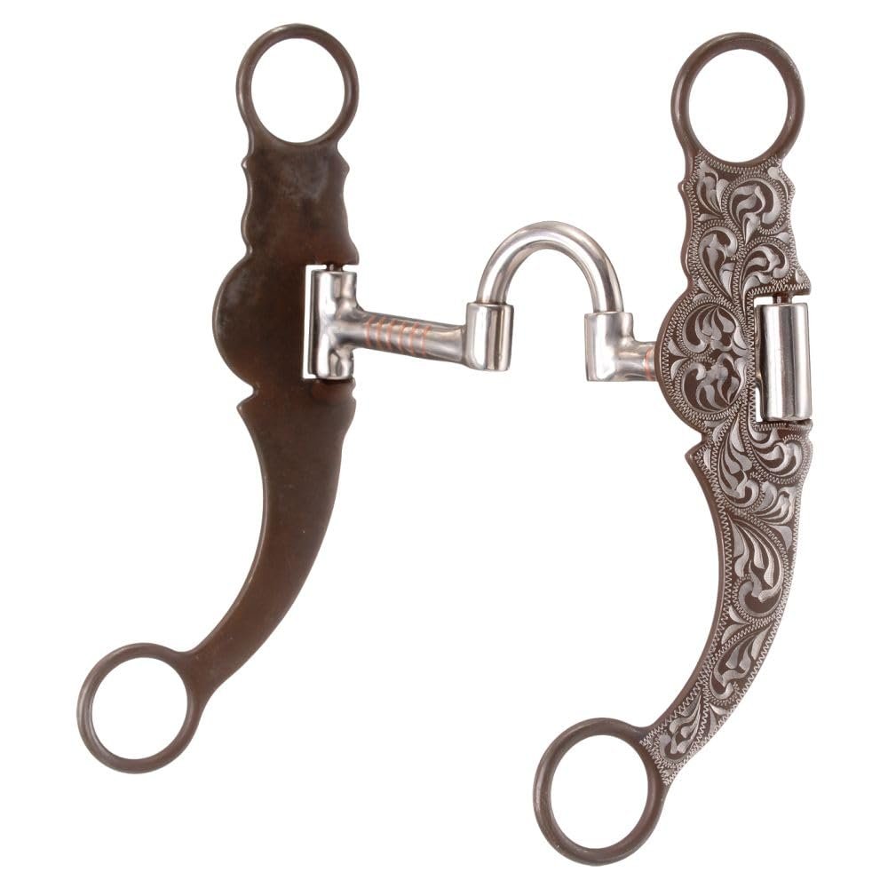 Kelly Silver Star Antique Brown Etched Correction Bit N/A Horse