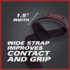 Harbinger Padded Cotton Lifting Straps with NeoTek Cushioned Wrist (Pair), Pink , 21" view 4