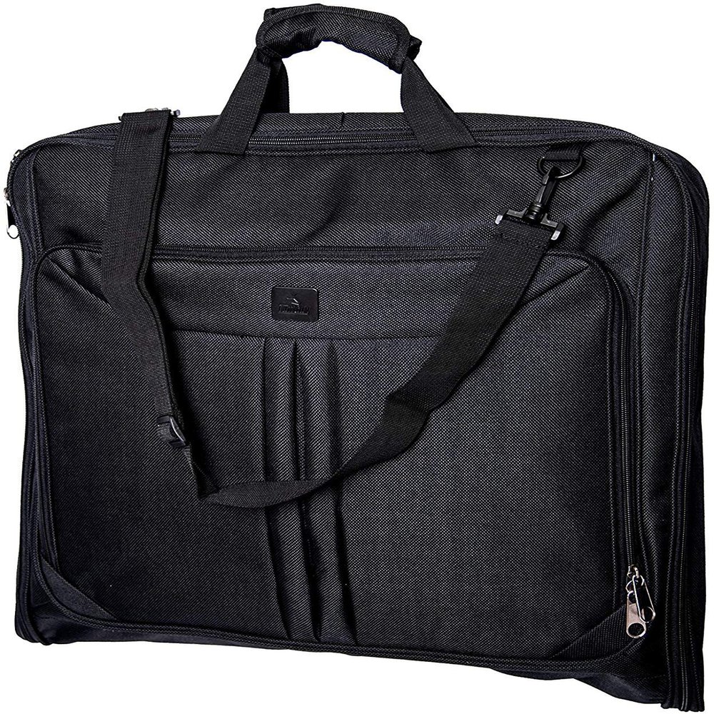 Tuff Guy Travel Essentials Garment Suit Dress Bag Carrier for Men and Women, with Convenient Laptop Compartment for Travel & Business Trips with Shoulder Strap for Carry On (24" x 20")