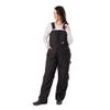 Berne Women's Softstone Duck Insulated Bib Overall, Medium Short, Black view 1