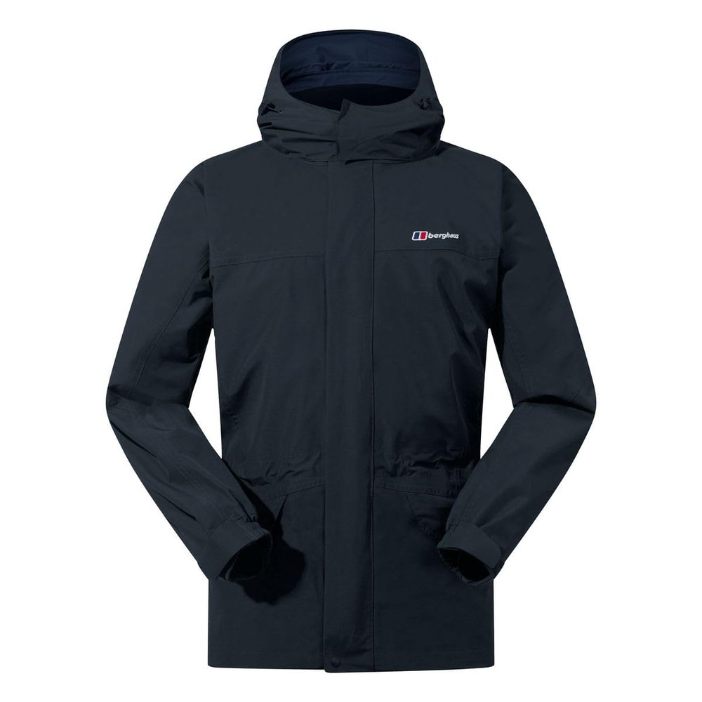 Berghaus Men's Cornice Interactive Waterpoof Jacket, Black, XX-Large