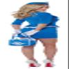 California Costumes Women's Retro Stewardess Adult, Blue, X-Large view 3