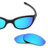 Revant Replacement Lenses for Oakley Fives 2.0 Sunglasses - Polarized Mirrored Ice Blue view 2