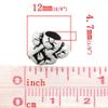 Sexy Sparkles European Hockey Player Charm Spacer Bead for Snake Chain Charm Bracelet view 2