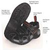 Exustar E-SS503 Bike Sandal, Black, 39/40 Euro or 6-7 US view 4