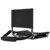 Cascade Mountain Tech Portable Folding Steel Stadium Seats for Bleachers , Black, Regular - 17" view 4