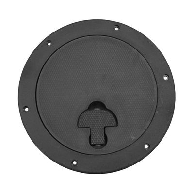 Bomar Deck Plate with T-Handle, Black, 10"