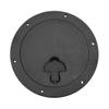 Bomar Deck Plate with T-Handle, Black, 10" view 1