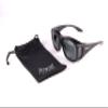 Rapid Eyewear Polarised Over Glasses Sunglasses that Fit Over the Top of Your Normal Specs for Men & Women. OTG for Fishing, Cycling and Driving. Black view 2