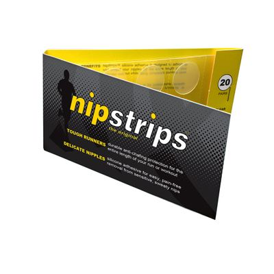 Best Nipple Chafing Solution for Long Distance Runners, Clear Adhesives that are Discreet & Painless, Guaranteed to Go The Distance on Training & Race Day, Nip Guard Remedy - 20 Pairs by NipStrips