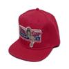 Bubba Gump Shrimp Co. Unisex-Adult One Size Embroidered Distressed Cap Red view 1