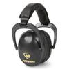 Pro Ears Ultra Sleek Passive Hearing Protection Ear Muffs, Superior Comfort for Long Gun Use, Indoor and Outdoor Range, NRR 26, Made in USA, Adjustable and Padded, Black view 1