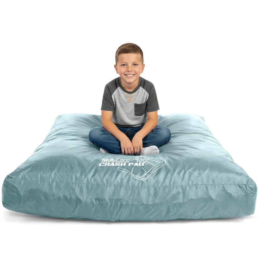 Skil-Care 3' x 4' Crash Pad, Crash Pads for Kids Sensory Room Equipment, Sensory Crash Mat, Soft Foam Landing Zone for Sensory Input, Bean Bag Alternative for Reading and Relaxation