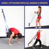 Anchor Gym H2 Resistance Band Anchor - Single Unit with Two Hooks Exercise Band Wall Mount for Bodyweight Straps, Strength Training, Home Gym (Wood Screws Included) view 4
