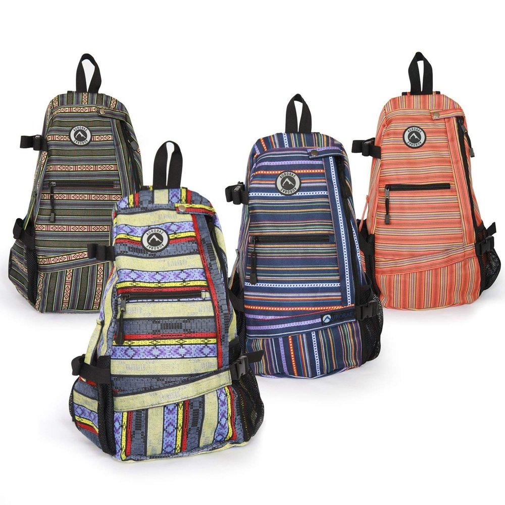 AURORAE Yoga Mat/Gym/Picklleball Cross-body Travel Sling Back Pack. Mat sold separately.