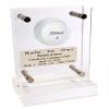 Acrylic Hole-in-One Golf Ball Display | Includes Engraved Nameplate | Perfect for Desktop or Shelf view 1