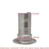 ISURE MARINE 1-1/2"(38mm) Boat Gas Deck Fill/Filler with Keyless Cap 1-1/2" Marine Mirror- Polished 316 Stainless Steel Hardware for Boat Yacht Caravan view 3