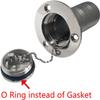 ISURE MARINE 1-1/2"(38mm) Boat Gas Deck Fill/Filler with Keyless Cap 1-1/2" Marine Mirror- Polished 316 Stainless Steel Hardware for Boat Yacht Caravan view 4