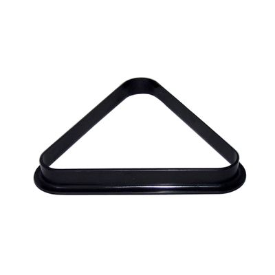 Hathaway Pool Table Triangle Rack  Durable Plastic Billiard Ball Racking Frame for 2.25-in Regulation Billiards Balls  Smooth Molded Design  12.25-in, Black