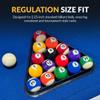 Hathaway Pool Table Triangle Rack  Durable Plastic Billiard Ball Racking Frame for 2.25-in Regulation Billiards Balls  Smooth Molded Design  12.25-in, Black view 3