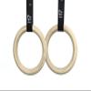 CFF Pit Bull Olympic Wood Gym Rings X-Wide 18' Numbered Straps - Extra Grip for Doing Muscle ups, dips, Push ups, Iron Cross... view 1