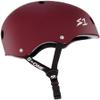 S1 Lifer Helmet for Skateboarding, BMX, and Roller Skating - EPS Fusion Foam, CPSC & ASTM Certified - Maroon Matte Large (22") view 2