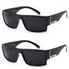 2 Pack - Locs Sunglasses Black Gangster Sunglasses, 2 Shinny Black, 5.5w x 1.75h view 1