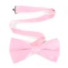 boxed-gifts Solid Banded Bow Ties for Men with Adjustable Strap view 4