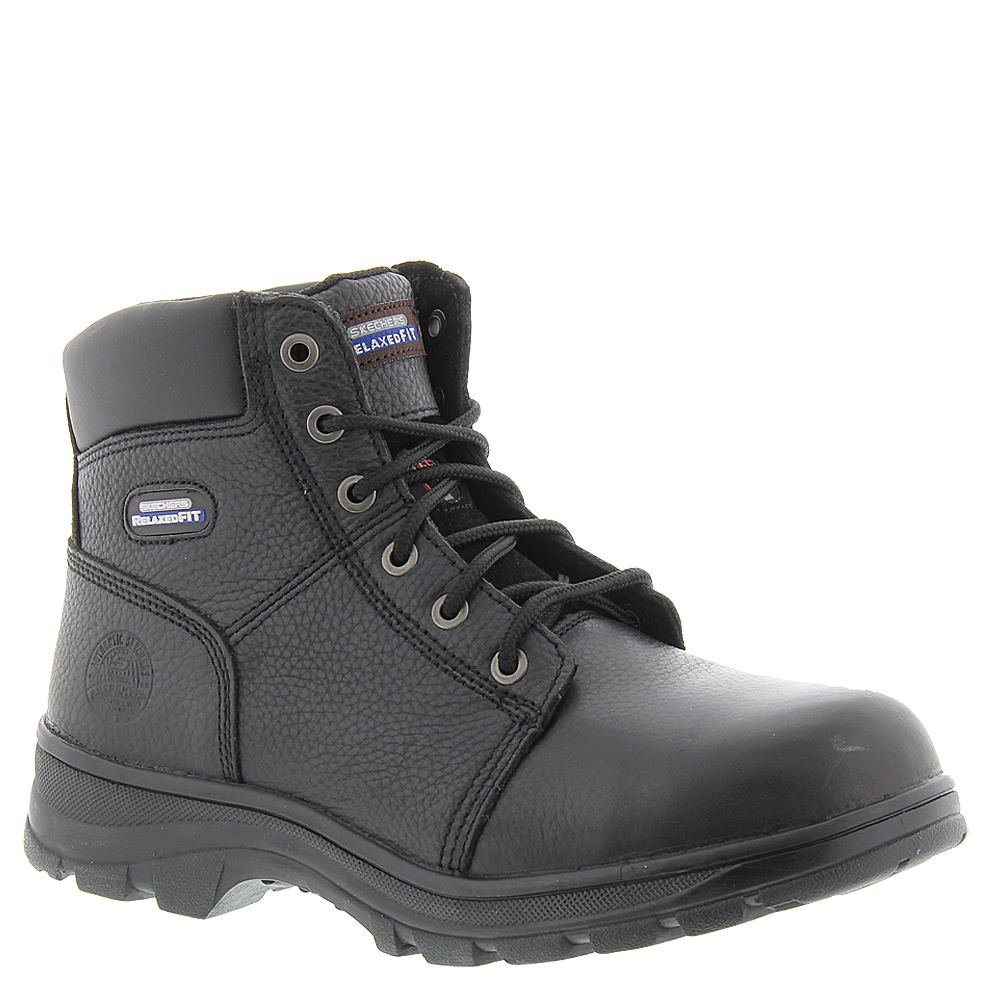 Skechers for Work Men's Workshire Relaxed Fit Work Steel Toe Boot,Black,10 M US