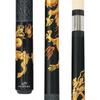 Players 58" 2-Piece North American Hard Maple Billiard Pool Cue Stick, Midnight Black, 21oz view 1