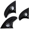 Liquid Force Surf 2.0 Fin Kit 10/24 Screws 3 Fins view 1