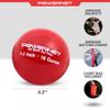 PowerNet 3.2" 6 Pack Weighted Training Balls for Hitting Batting, Build Strength & Muscle, Improve Technique, Training Equipment for Throwing, Softball Size (16 oz - Red) view 3