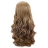 FWHWJ Women Anime Cosplay Wigs Light Brown 29in Length Long Wavy Curly Synthetic Hair Wig For Halloween Christmas view 2