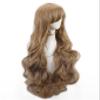 FWHWJ Women Anime Cosplay Wigs Light Brown 29in Length Long Wavy Curly Synthetic Hair Wig For Halloween Christmas view 4
