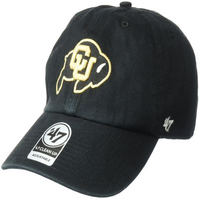 NCAA Colorado Buffaloes Mens '47 Clean Up Adjustable Hat'47 Clean Up Adjustable Hat, Team Color, One Size