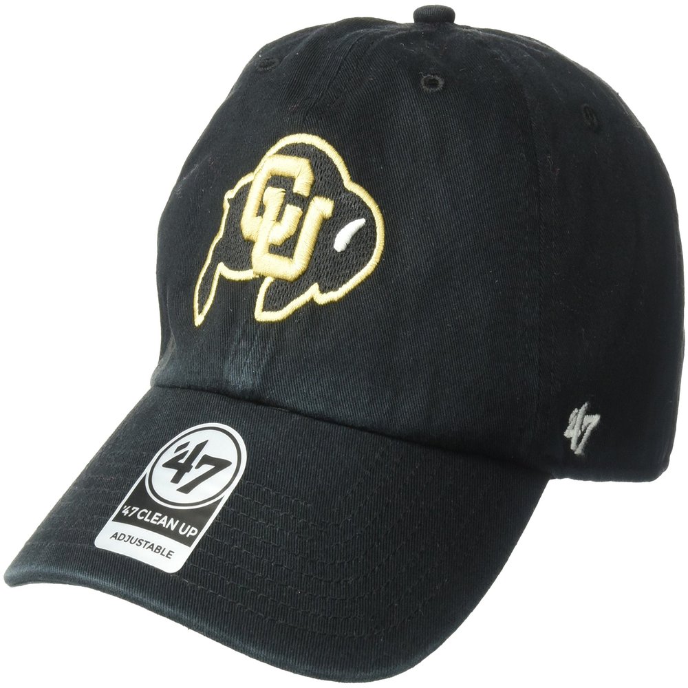 NCAA Colorado Buffaloes Mens '47 Clean Up Adjustable Hat'47 Clean Up Adjustable Hat, Team Color, One Size