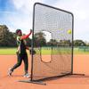 FORTRESS Pitching Screen  Perfect Net & Batting Technique for Pitchers Softball & Baseball - Pitching Screen with Cut-Out Through Net [7ft x 7ft] view 2