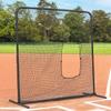 FORTRESS Pitching Screen  Perfect Net & Batting Technique for Pitchers Softball & Baseball - Pitching Screen with Cut-Out Through Net [7ft x 7ft] view 3