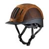 Troxel Sierra Rugged Horse Riding Helmet, Low-Profile, Self-Adjustable Design, Safety Horseback Riding Gear, Small (6-5/8 - 7), Brown view 1