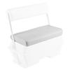 Wise 8WD156-R-S Replacement Seat Cushion for Wise 8WD156 Series 70 Quart Swingback Cooler Seat, White view 1