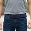 BC Belts Canvas Web Belt Military Style with Black Buckle and Tip 56" Long Many Colors (Navy) view 2