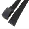 BC Belts Canvas Web Belt Military Style with Black Buckle and Tip 56" Long Many Colors (Black) view 4