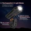 Ascher Ultra Bright USB Rechargeable Bike Light Set, Powerful Bicycle Front Headlight and Back Taillight, 4 Light Modes, Easy to Install for Men Women Road Mountain Cycling Black view 3