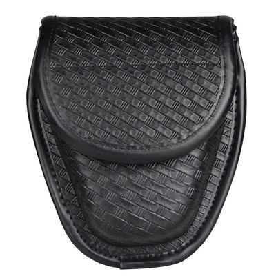 LytHarvest Hidden Snap Basketweave Handcuff Case, Molded Double Cuff Case (Basketweave Cuff Case)