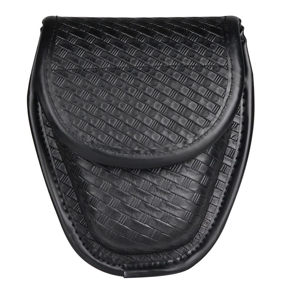 LytHarvest Hidden Snap Basketweave Handcuff Case, Molded Double Cuff Case (Basketweave Cuff Case)