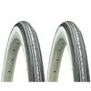 Kenda K34 27 x 1-1/4" White Wall Road Bike Tires, Wire Bead - Pair (2 Tires) view 1
