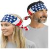 Costume Adventure American Flag Bandana Headband Men's Patriotic Bandana USA Flag Apparel USA Clothing - One Size view 1
