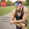 Costume Adventure American Flag Bandana Headband Men's Patriotic Bandana USA Flag Apparel USA Clothing - One Size view 2