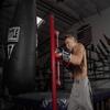 TITLE Boxing Speed-Trax Weighted Bag Gloves, Black/Red, Large view 4