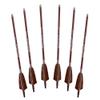PANDARUS Archery 31-Inch Carbon Hunting Arrows, 4-Inch Turkey Feather Fletching with Replaceable Points, Targeting Practice Arrows Spine 500 for Recurve & Traditional Bows (6 Pack) view 2